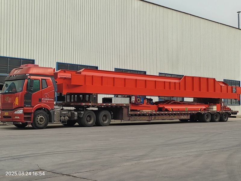 通用橋式起重機 QDXX32/5t—19.5m 電動單梁橋式起重機 2臺 LD10t—16.5m 制作完成，發往河北石家莊交付客戶使用。