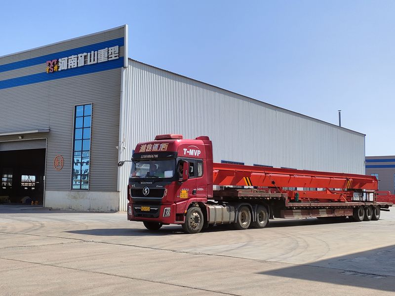 電動葫蘆門式起重機  MHxh10t—14m 外懸3.5/1.5m 制作完成，發往青海交付客戶使用